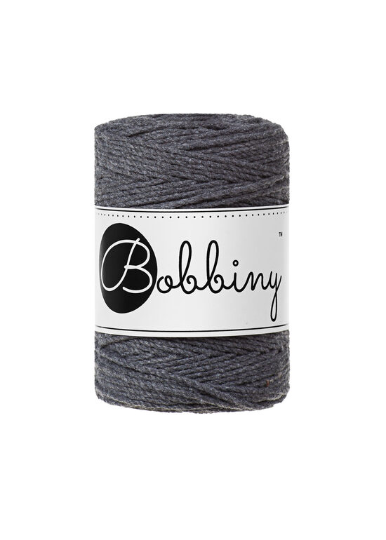 Macrame Rope 3PLY - Charcoal